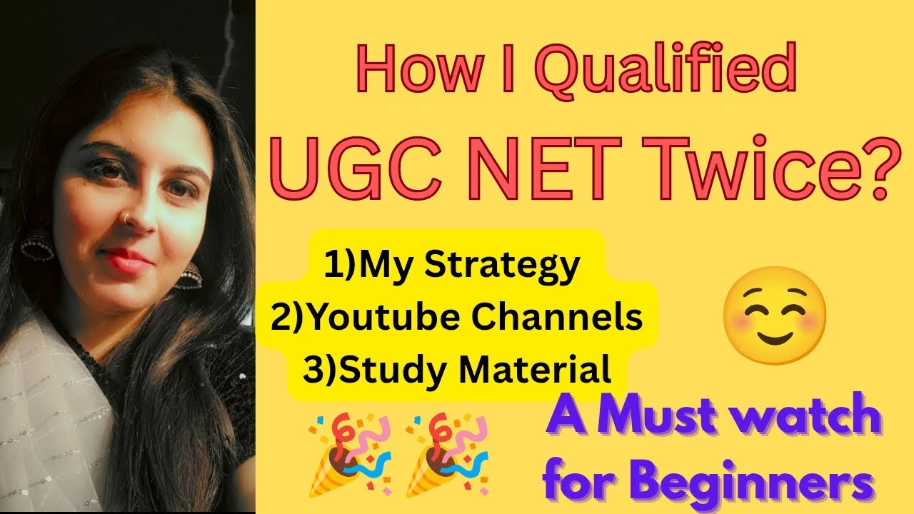 How I Qualified UGC NET Twice without any Paid Course? #motivation #youtube #guidance #strategy #jrf