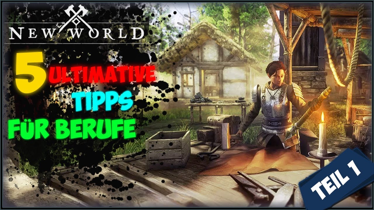 💯 5 Ultimative Tipps für Berufe in New World - Teil 1 / Farming, Crafting & Tradingtips 🧑‍🔬