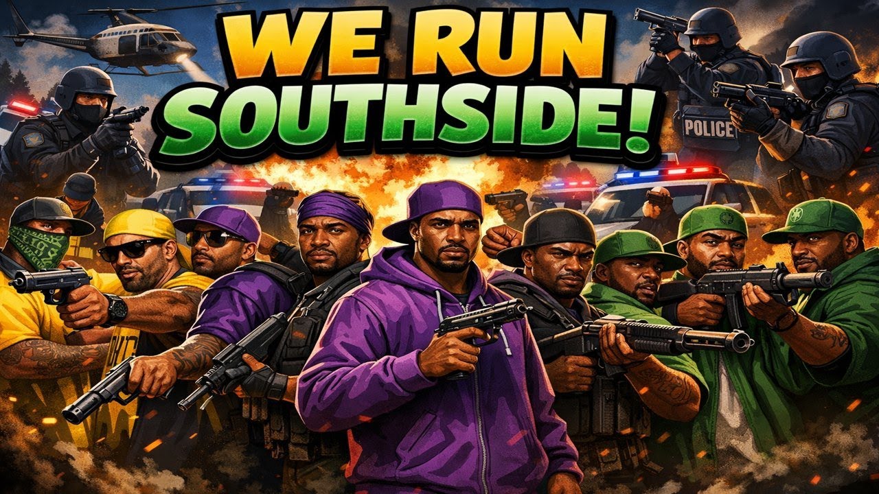 SOUTHSIDE WAR BREAKS OUT! GANG ALLIANCE vs POLICE | GTA RP LIVE # GRP 💛