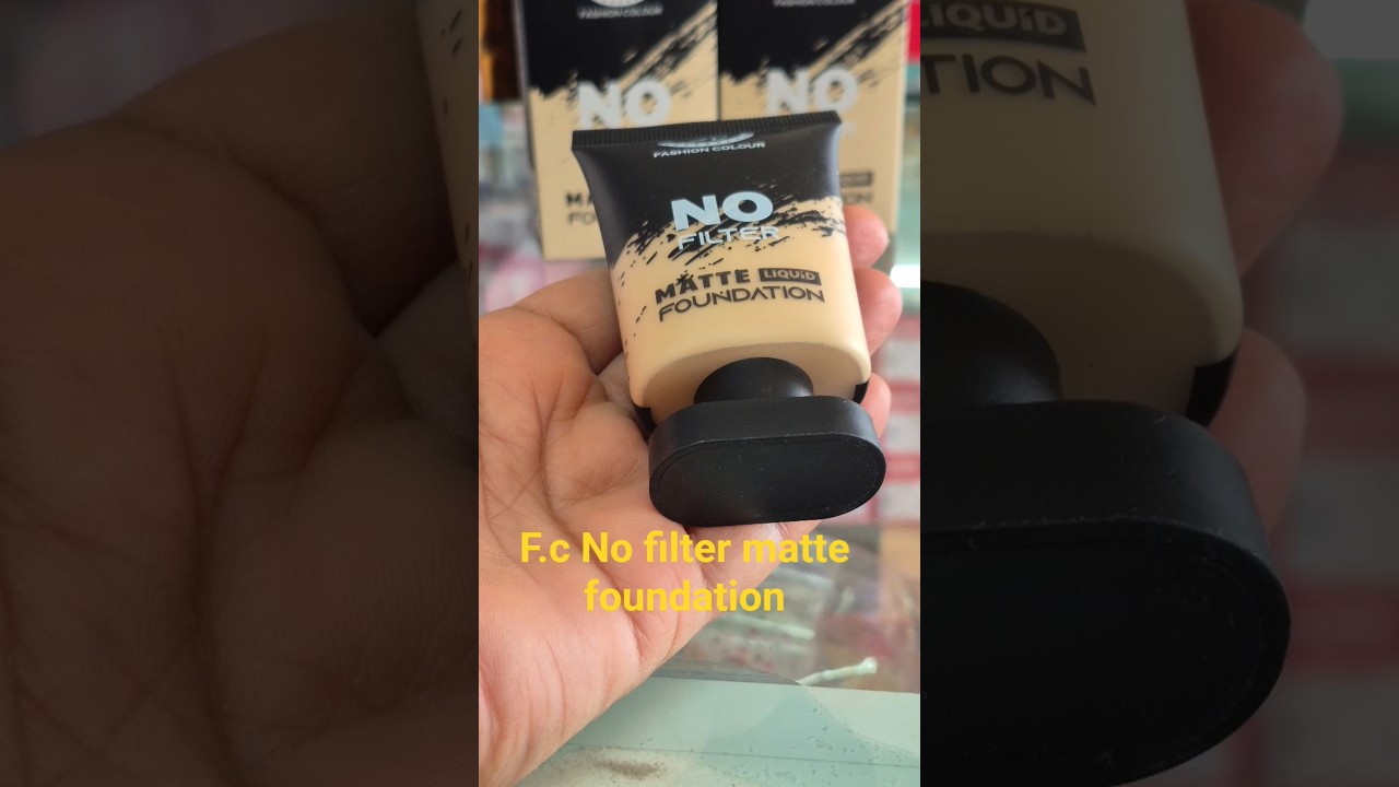 f.c my favorite makeup products 🥰 f.c no filter matte liquid foundation 