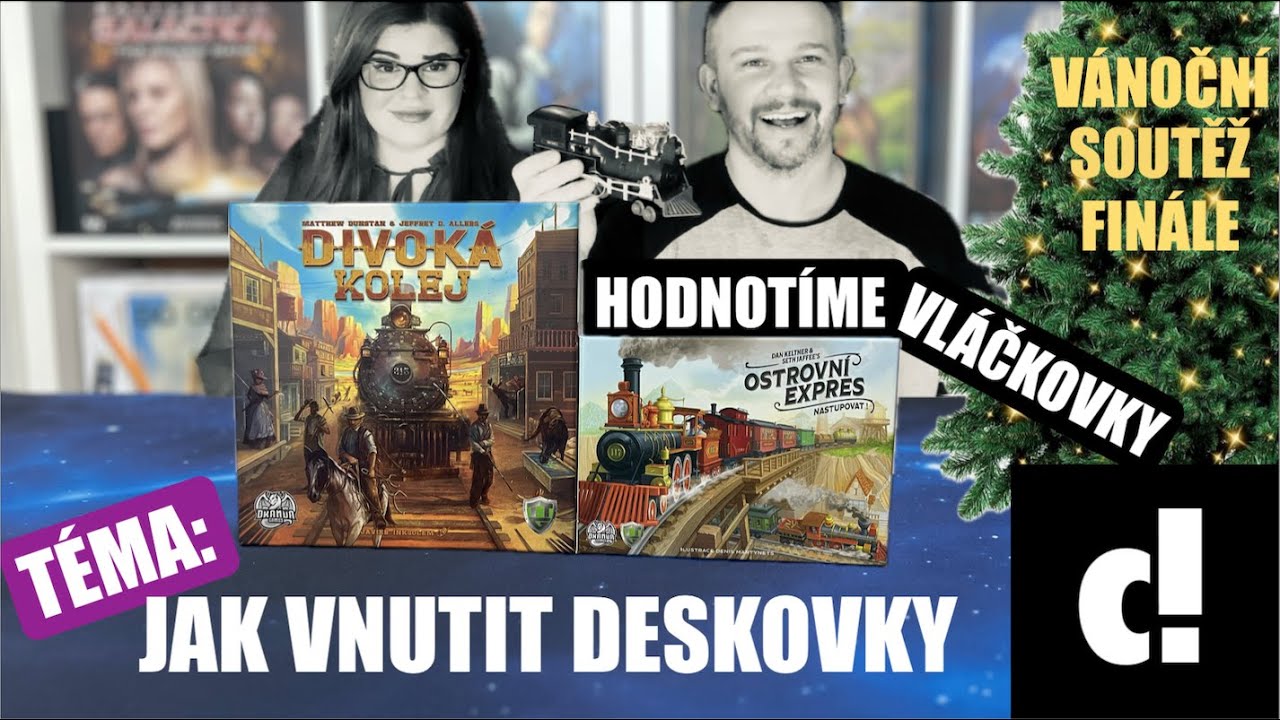 Jak donutit okolí ke hraní deskovek? | hodnotíme vláčkové novinky - Ostrovní expres a Divoká kolej