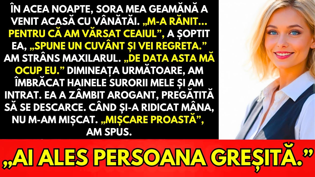 În Acea Noapte Geamănul Meu A Venit Vânăt—„M-a Rănit Pentru Ceai.” Dimineața…