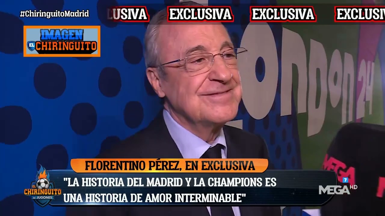 🚨 ¡Entrevista EXCLUSIVA a FLORENTINO PÉREZ en EL CHIRINGUITO!