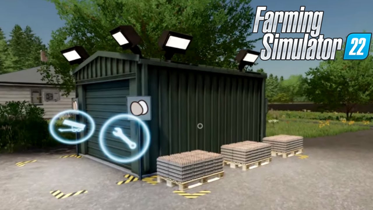 FS 22 HOBO'S HOLLOW #36 - MAGAZZINI PER PALLETS ANCHE PER CONSOLE - GAMEPLAY ITA