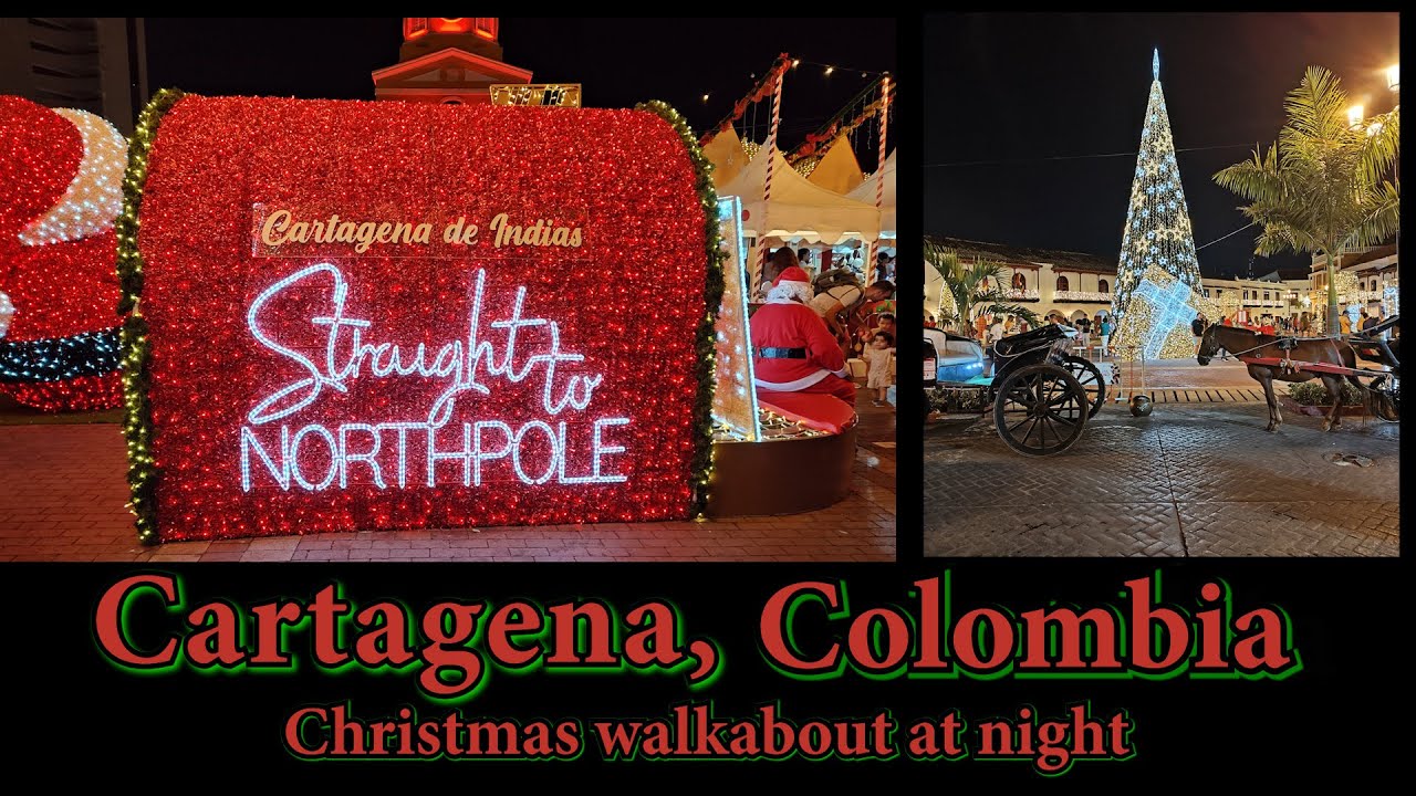 Cartagena, Colombia - Christmas Night 2024 - 4K