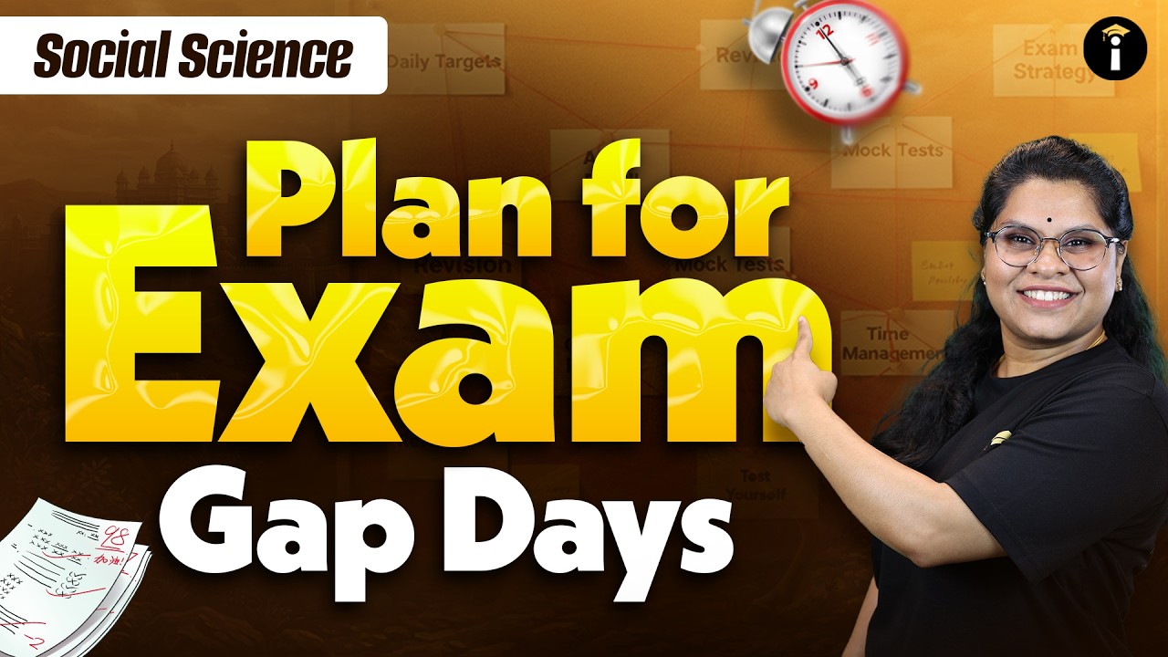 SSLC Social Science | Morning to Night Gap Day Study Plan &ndash; Score Maximum Marks 💯