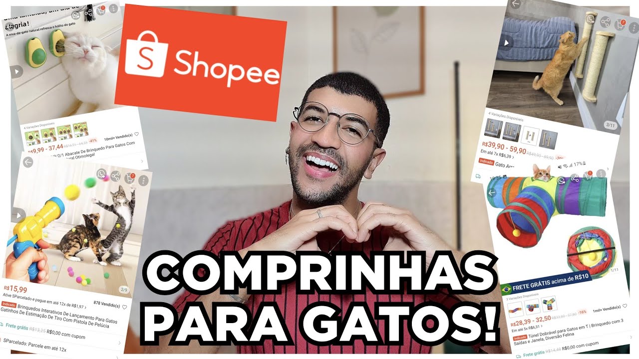 TOP Melhores Produtos da Shopee Para Quem Tem Gatos!
