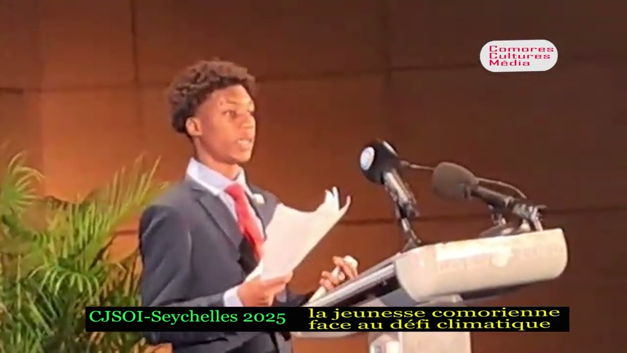 CJSOI Seychelles 2025: La jeunesse Comorienne face au défi climatique