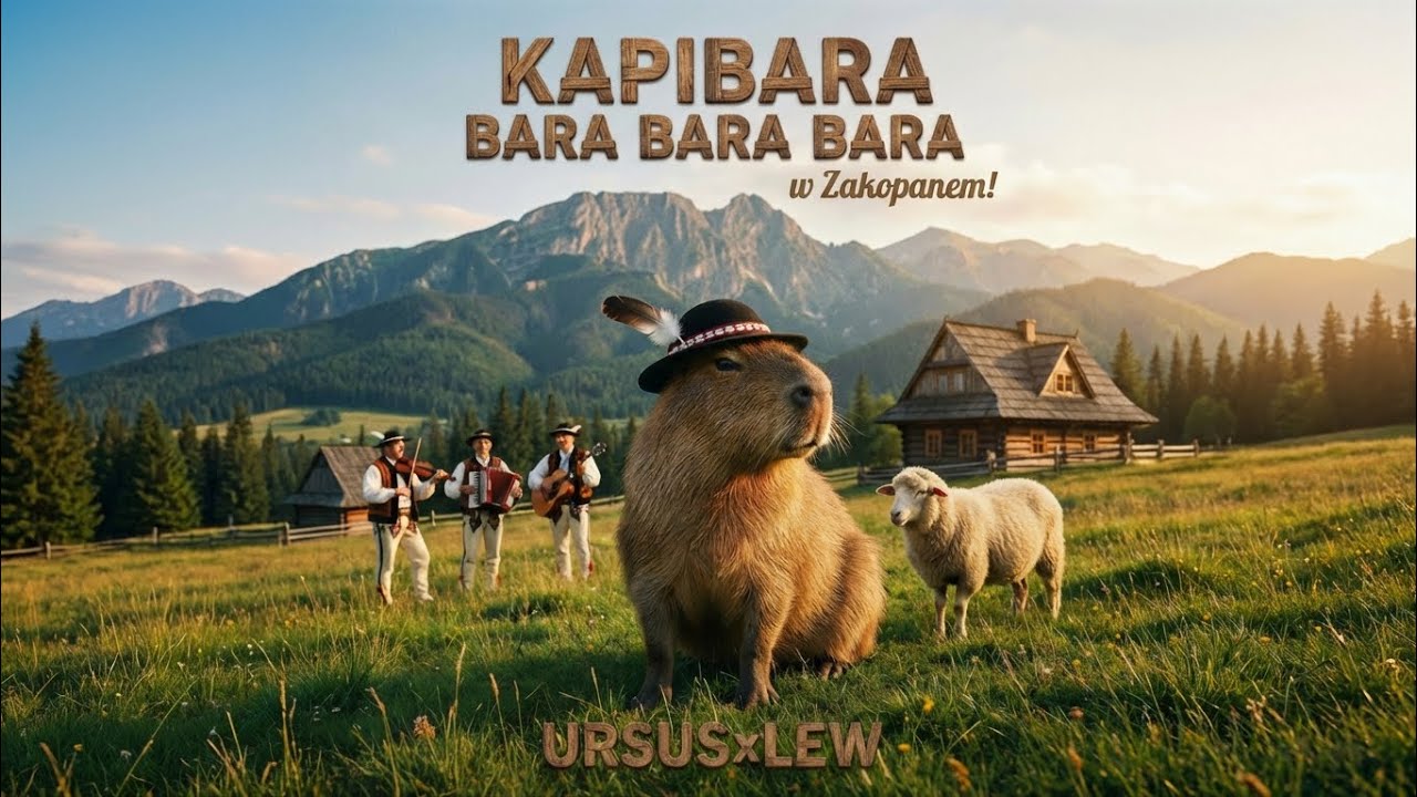 Kapibara bara bara bara w Zakopanem - hit!
