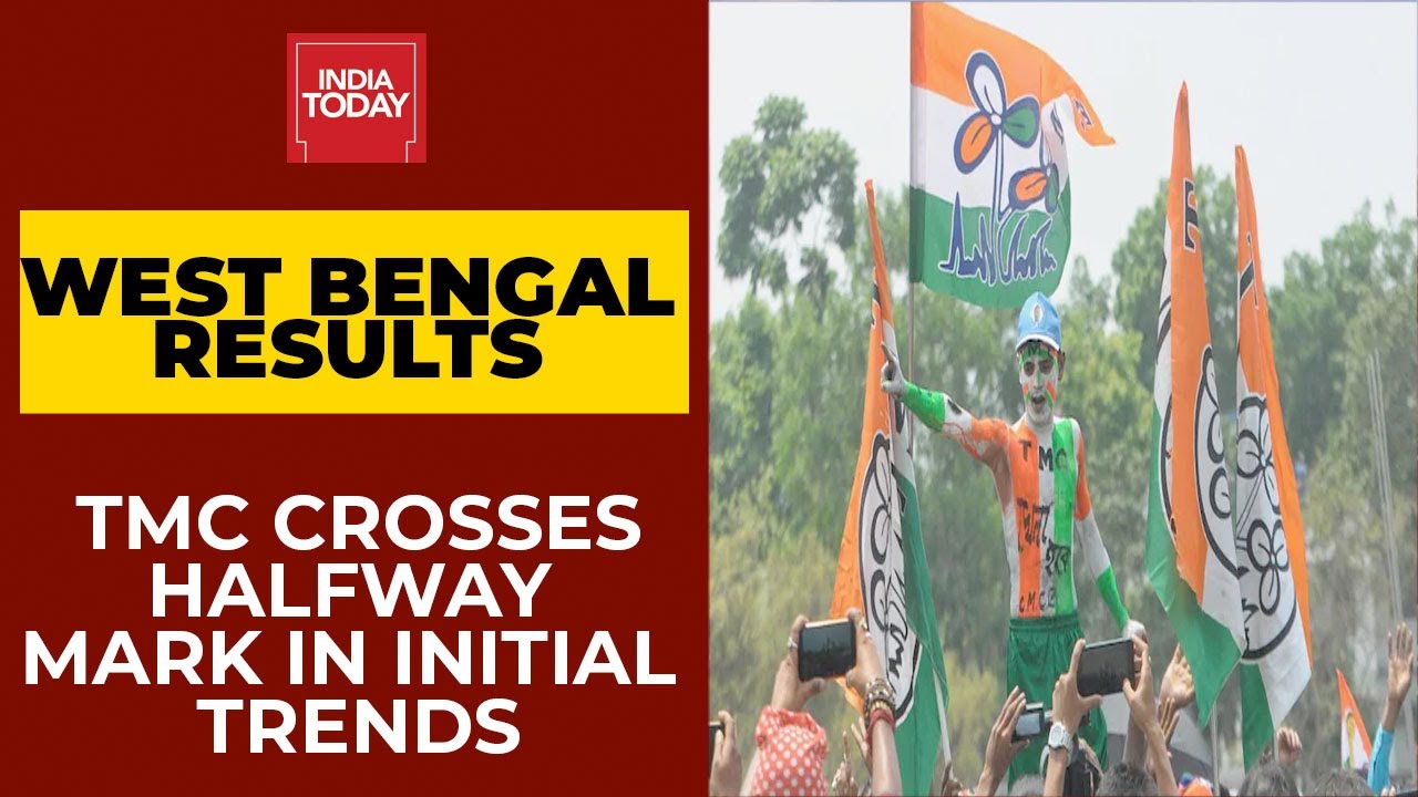 West Bengal Election Result: With 148 Seats, TMC Crosses Halfway Mark In Early Trends; BJP Behind
