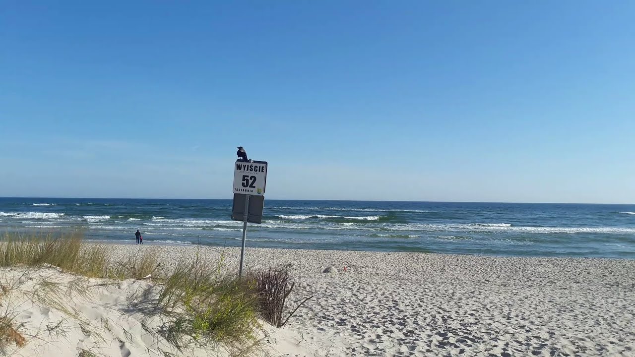 Jastarnia - Wejście na plażę nr. 52 z ulicy Leśnej.