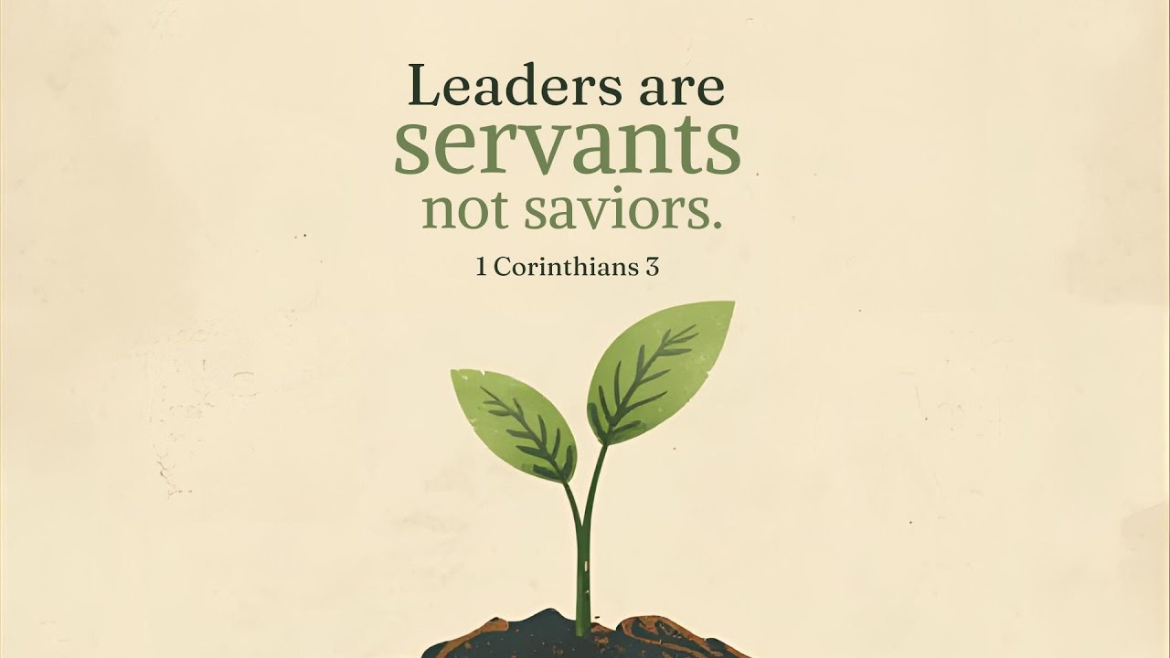 Leaders are Servants, Not Saviors | 1 Corinthians 3 | Luke Taylor