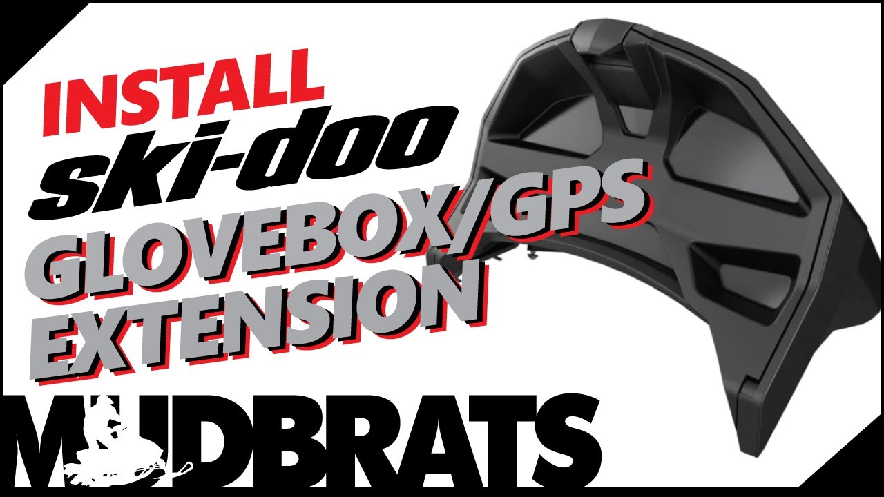 Установка расширения перчаточного ящика Ski-Doo / поддержка GPS (REV Gen4) #860201249 MXZ X-RS 85...