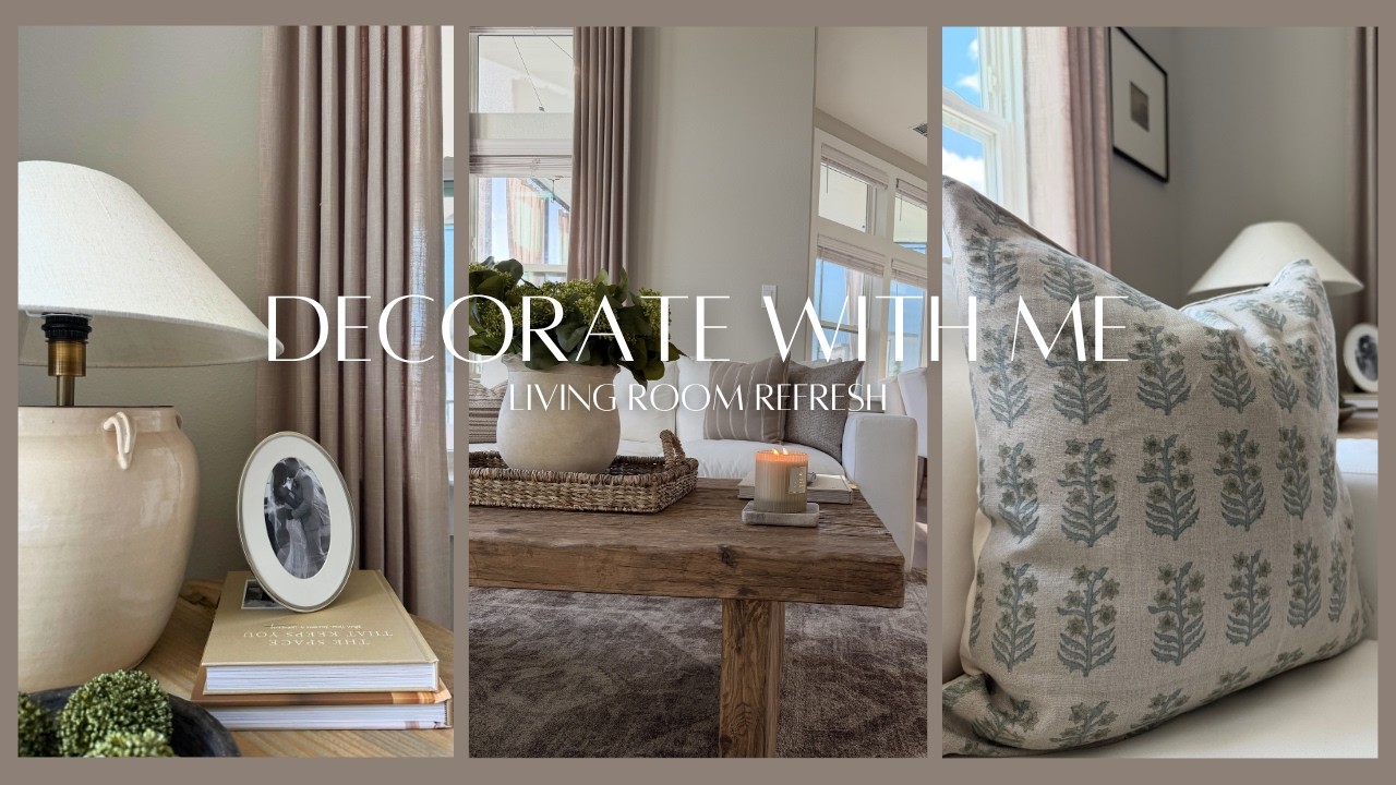 SUMMER LIVING ROOM REFRESH ☀️ | DECORATE WITH ME | COZY HOME DECOR IDEAS & SEASONAL STYLING | 2026
