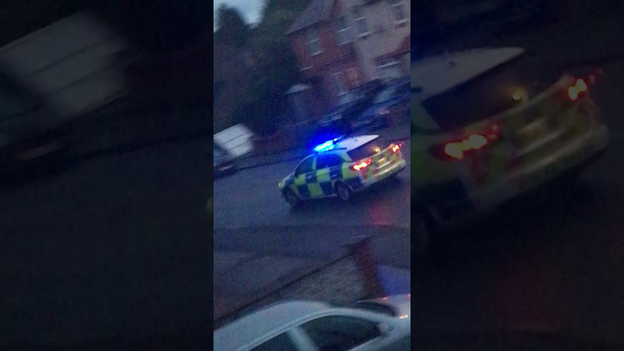 Unmarked car and response car responding