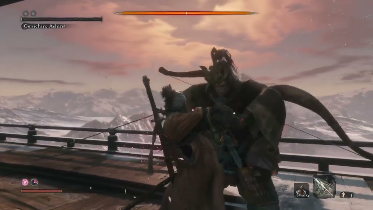 Sekiro - Genichiro Ashina Boss Full Fight Xbox Series X