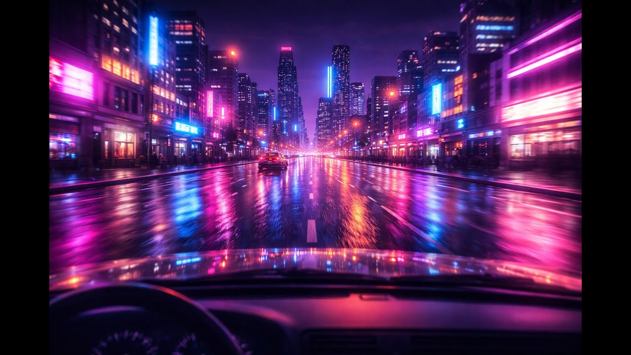 Late-Night Drive | Retro Electro-Pop & Neon Synthwave Instrumental