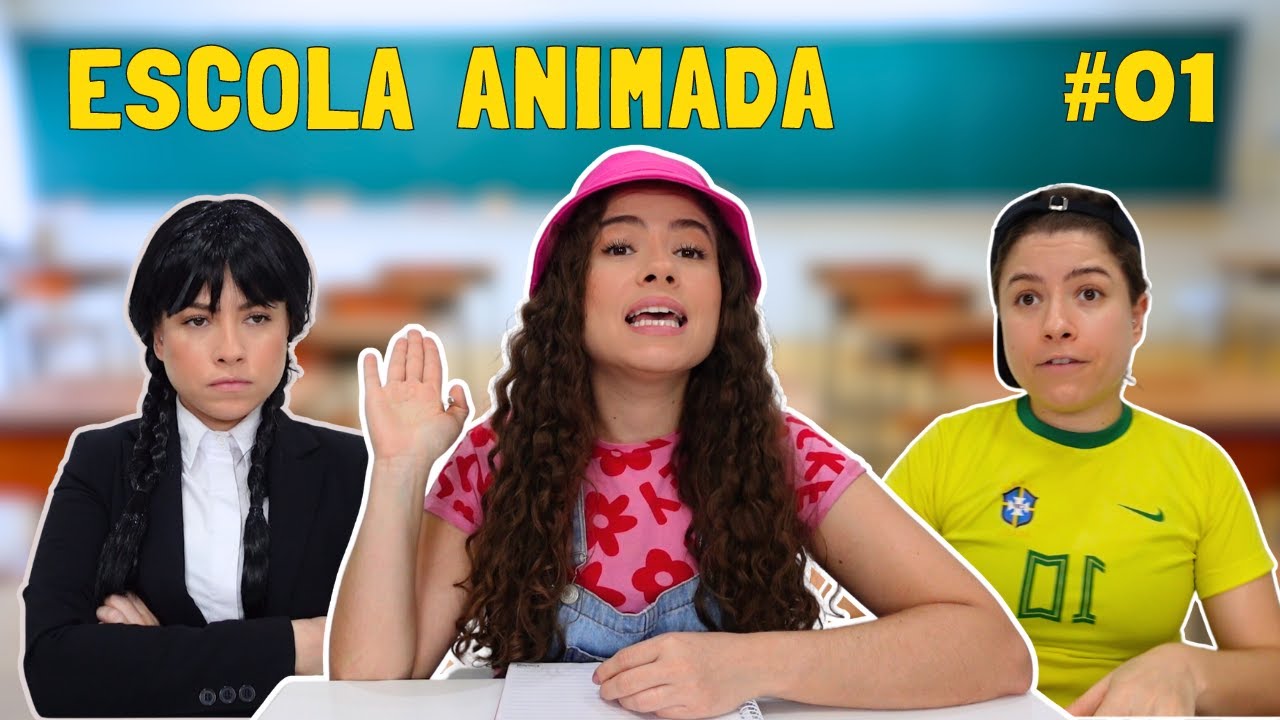 NEYMAR e WANDINHA NA ESCOLA ANIMADA  #01