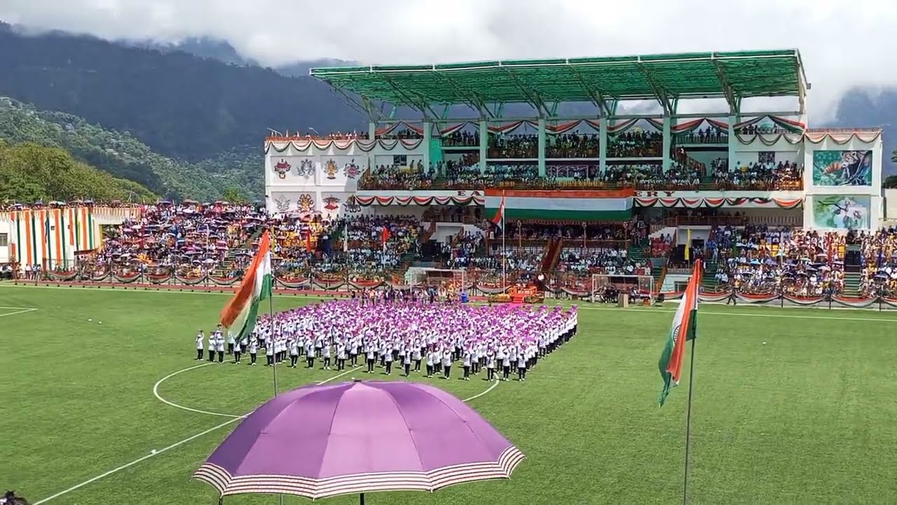 76th Independence day Celebration from Namchi Bhaichung stadium south sikkim.