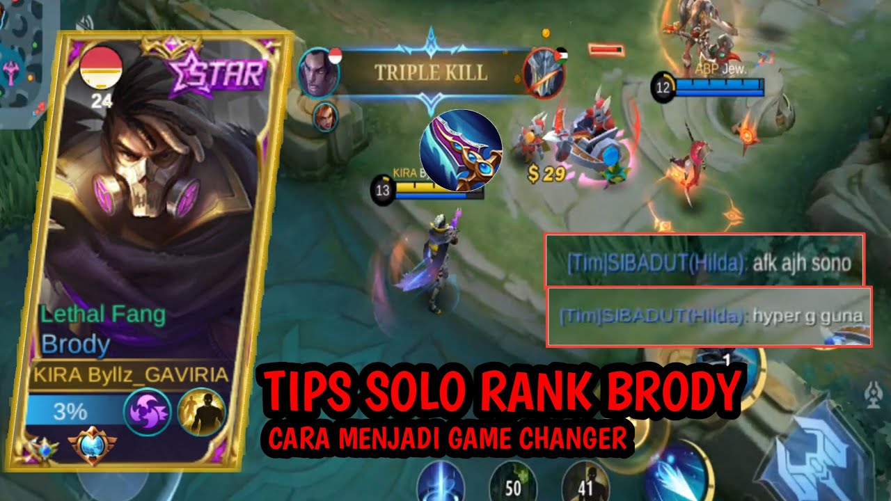 CARA BRODY MENGEMBALIKAN KEADAAN DISAAT TIM TERTEKAN ! SALING ADU B4C0T | GAME PLAY TOP GLOBAL BRODY