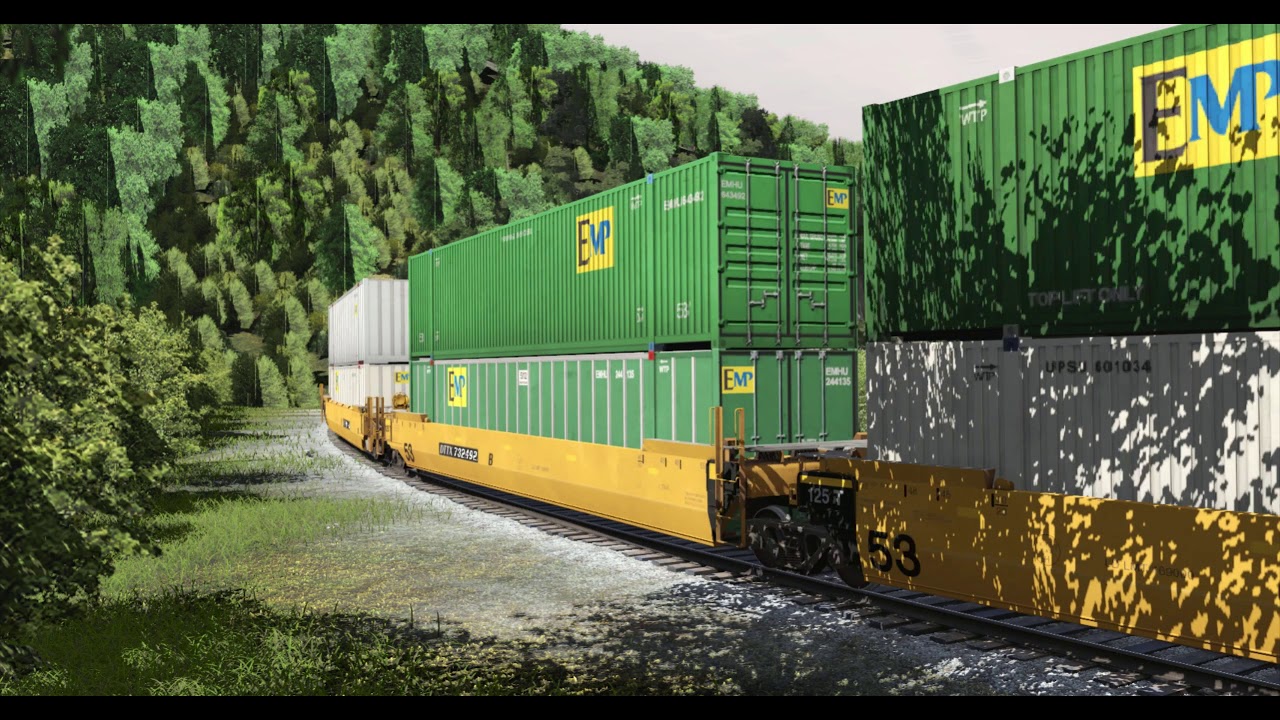TRS2019: 3 Trains on the Horseshoe Curve