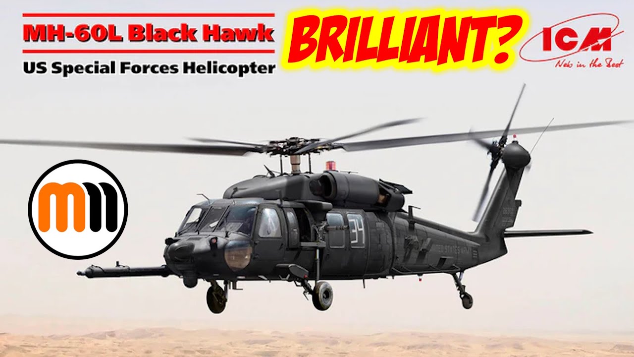 ICM 1/48 MH-60L Black Hawk US Special Forces Unboxing & Full Build Review