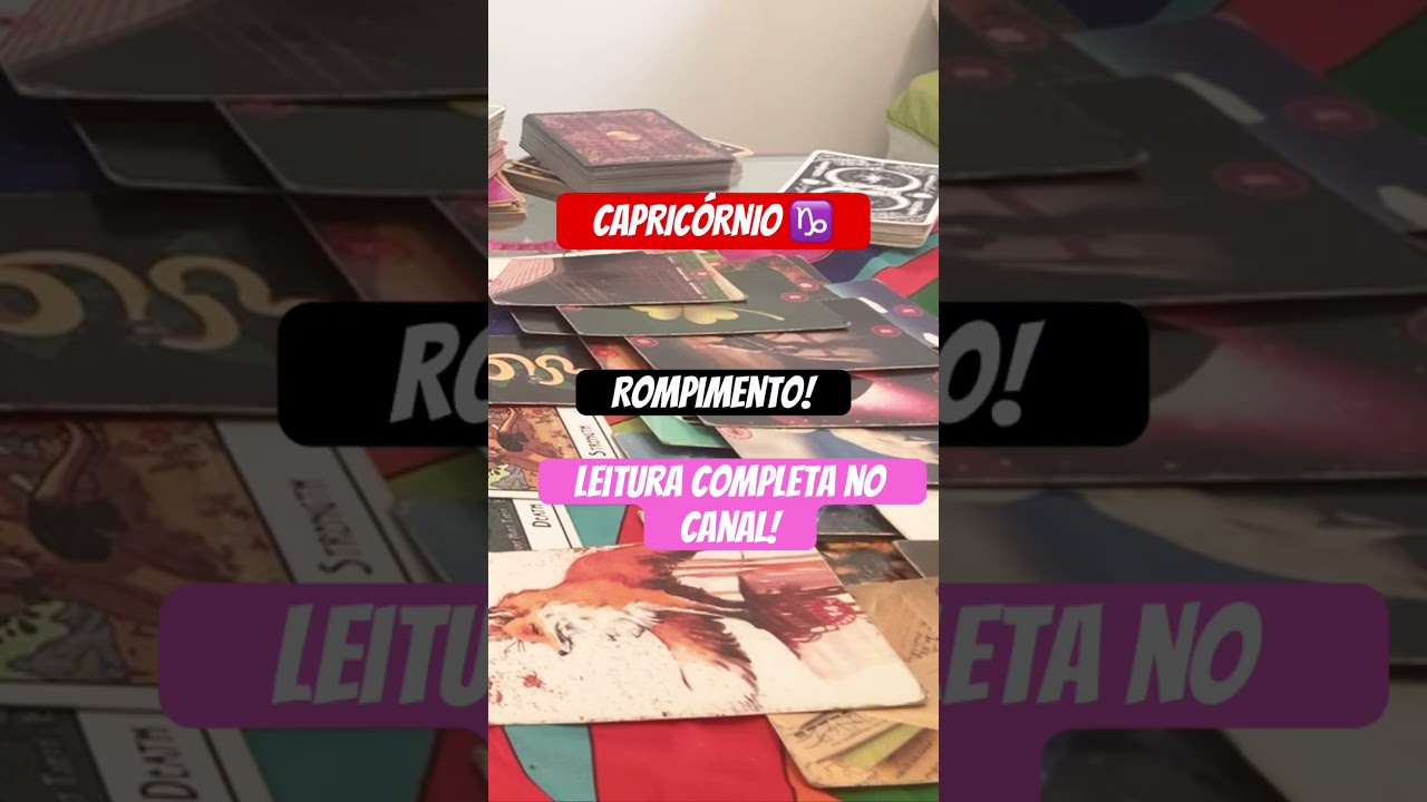 CAPRIC&Oacute;RNIO ♑️ ROMPIMENTO! #tarosignos #tarot #espiritualidade #capric&oacute;rnio #shorts