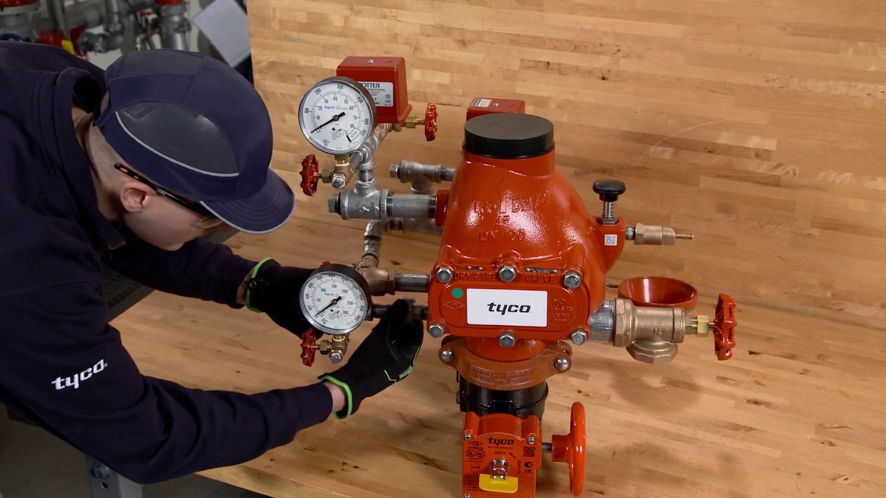TYCO® DPV-1 Dry Pipe Valve with VIZOR Accelerator Installation