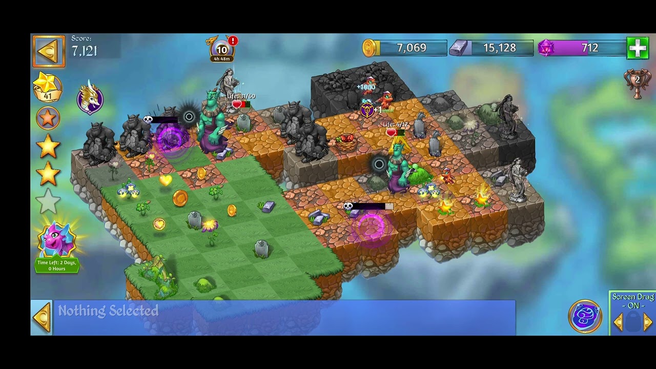Merge Dragons Zomblin hills 1 world map level