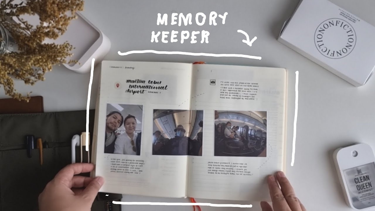 journal flipthrough • memory keeping in md diary 1 day 1 page ✨️