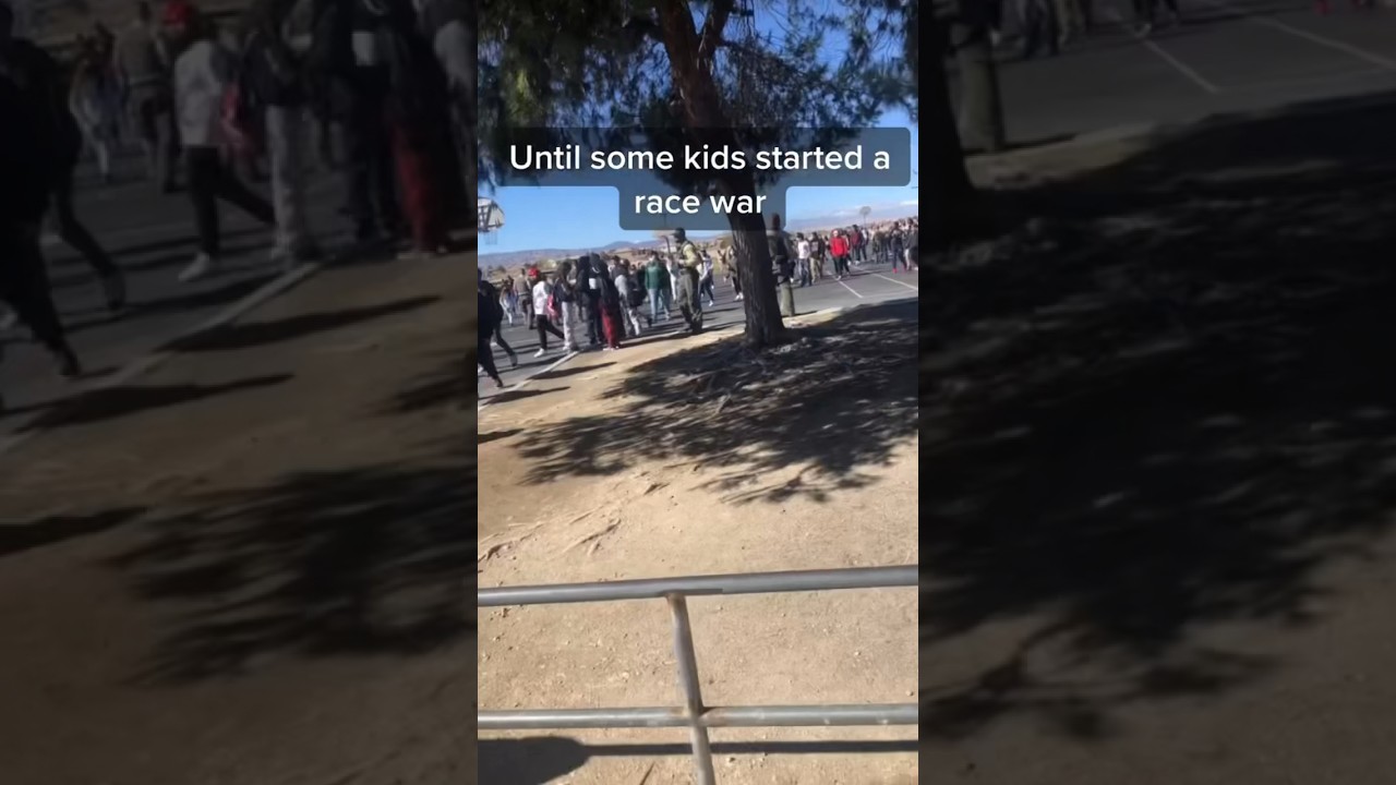 High School Race War #racewar #school #fights #highschool #schoolfight #fyp #fight #viral