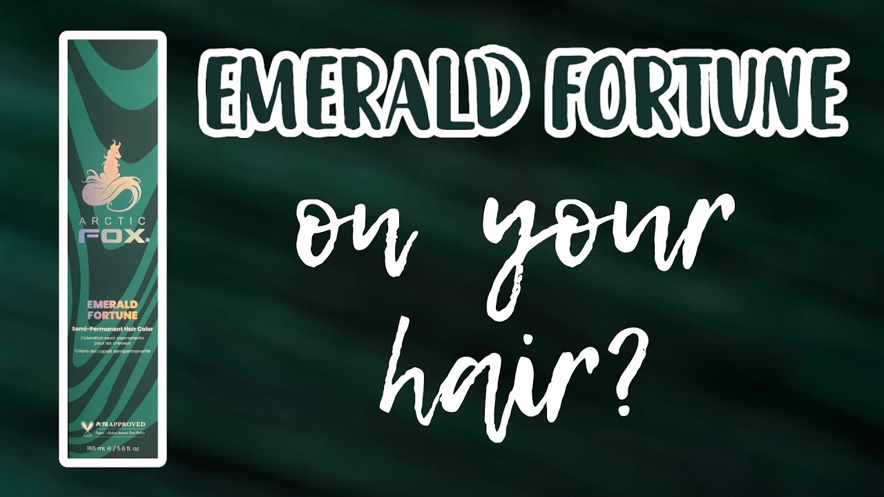 Arctic Fox EMERALD FORTUNE | Hair Swatch
