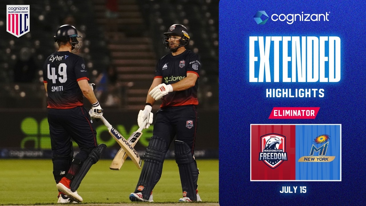 Cognizant Extended Match Highlights | Washington Freedom York vs MI New York | Match #32
