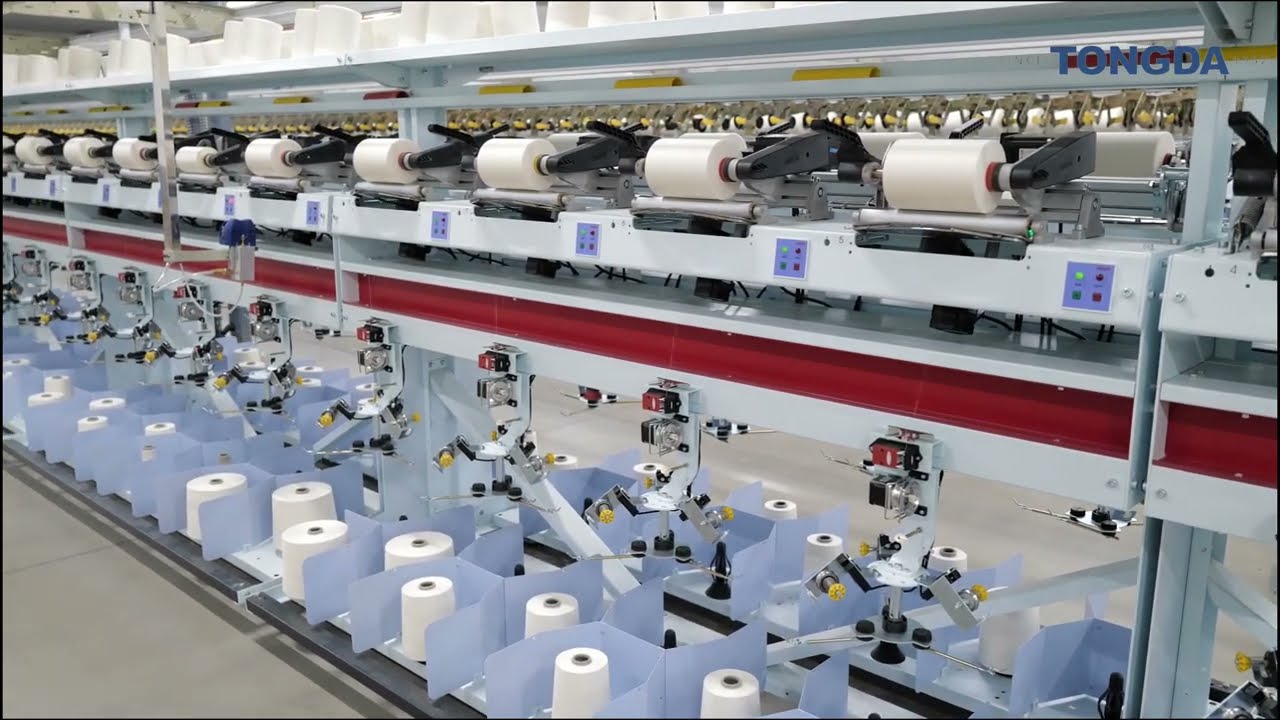 Tongda TDP688 the doubling machine used in the production of various kinds of cone yarn