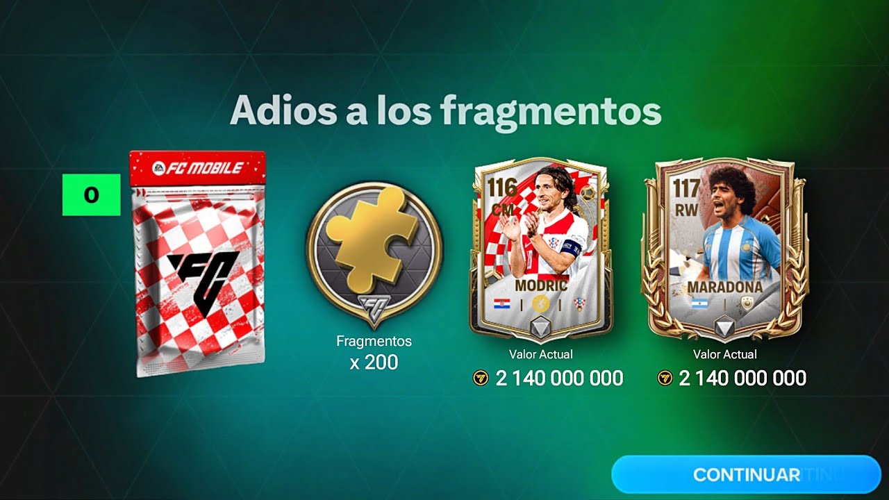 Los ÚLTIMOS Fragmentos en la Historia de FC Mobile 