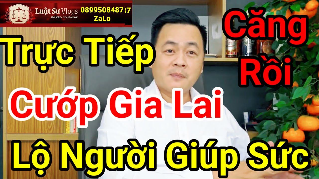 🔴 Người Giúp Sức Bắt 2 Tên Cướp Ngân Hàng Tại Gia Lai Mới Nhất | Luật Sư Vlogs