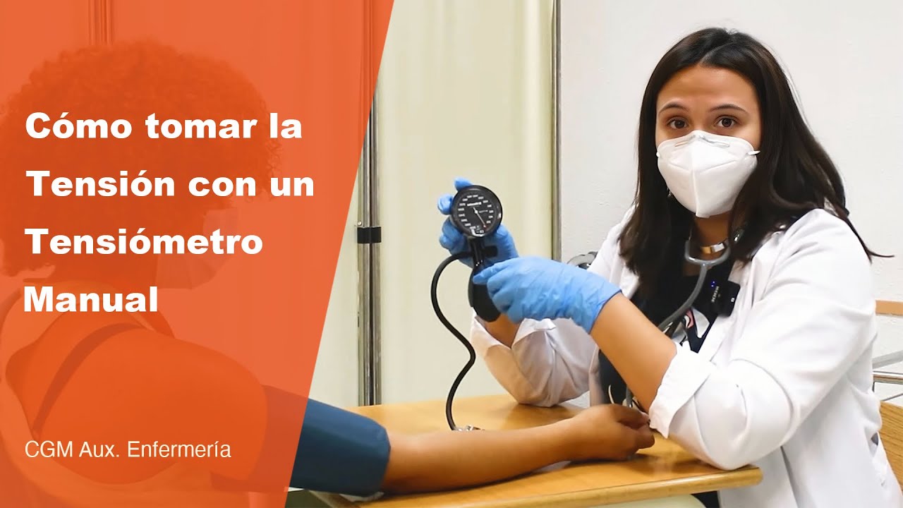 &iquest;C&oacute;mo tomar la tensi&oacute;n con tensi&oacute;metro manual?