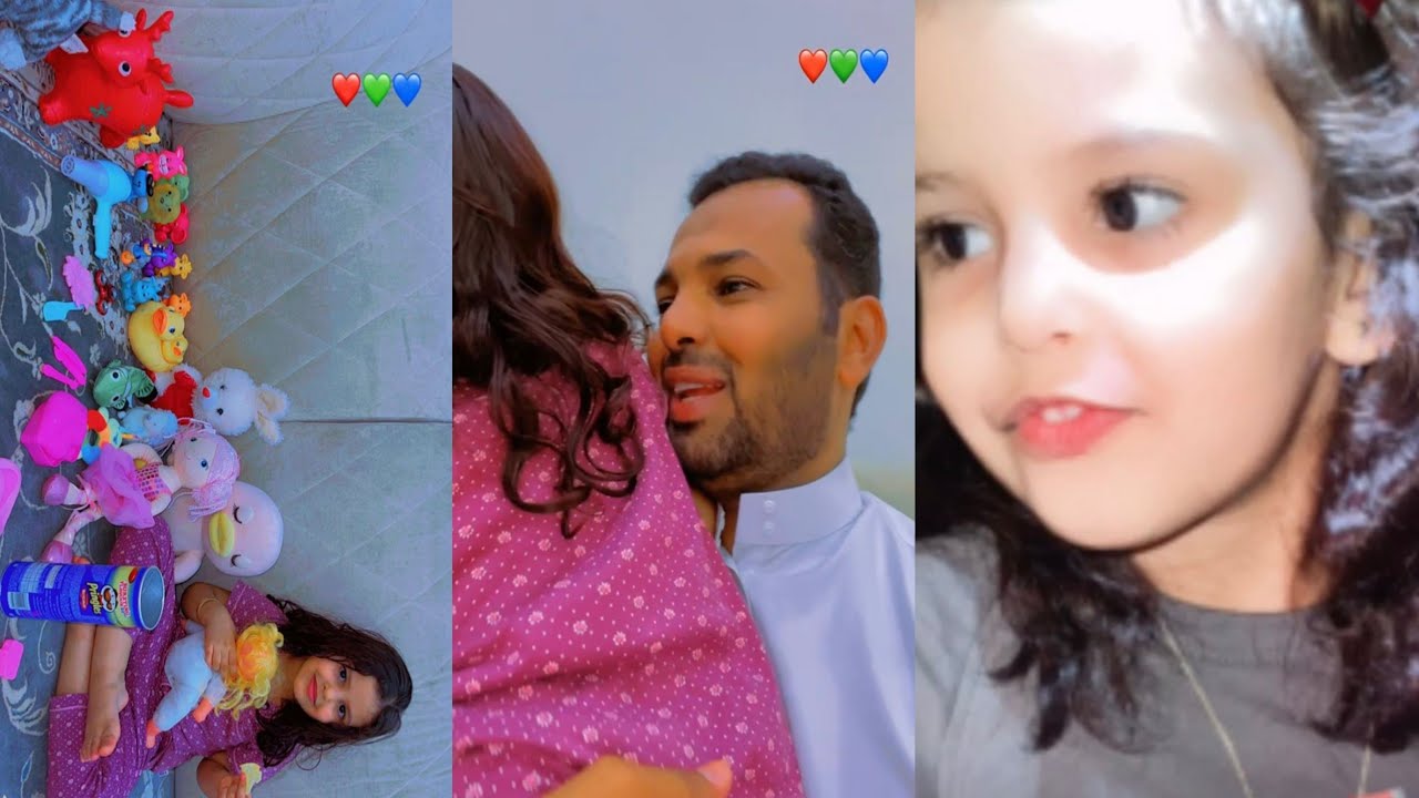 ابودانة القحطاني |غنى ترفض أن ابوها ينام وتبيه يلعب معاها