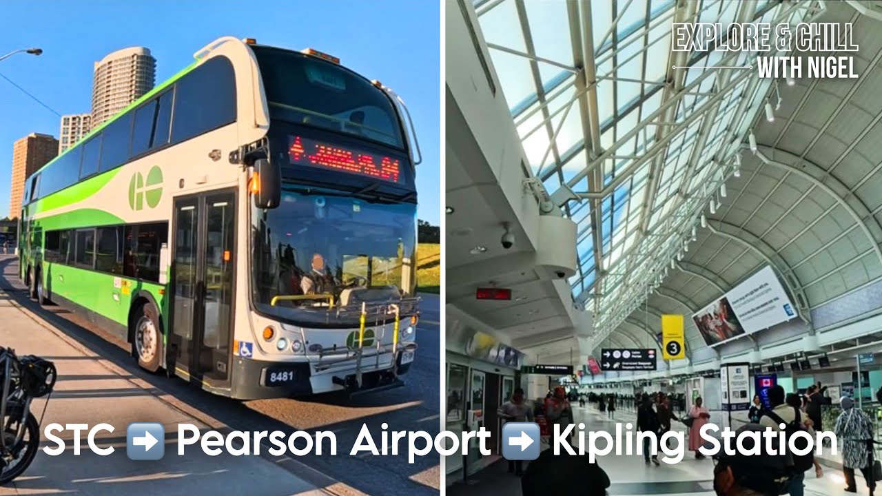How to Get from Scarborough Town Centre to Toronto Pearson Airport and Then to Kipling Station ✈️