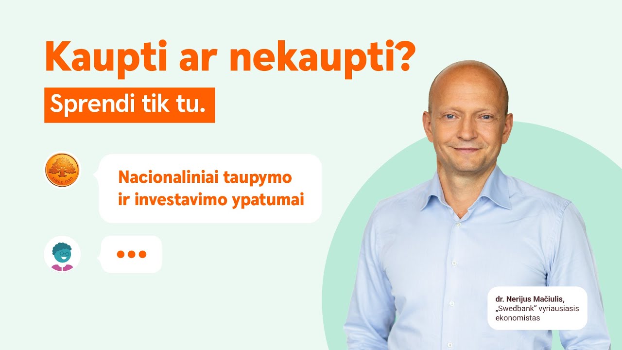 Nacionaliniai taupymo ir investavimo ypatumai