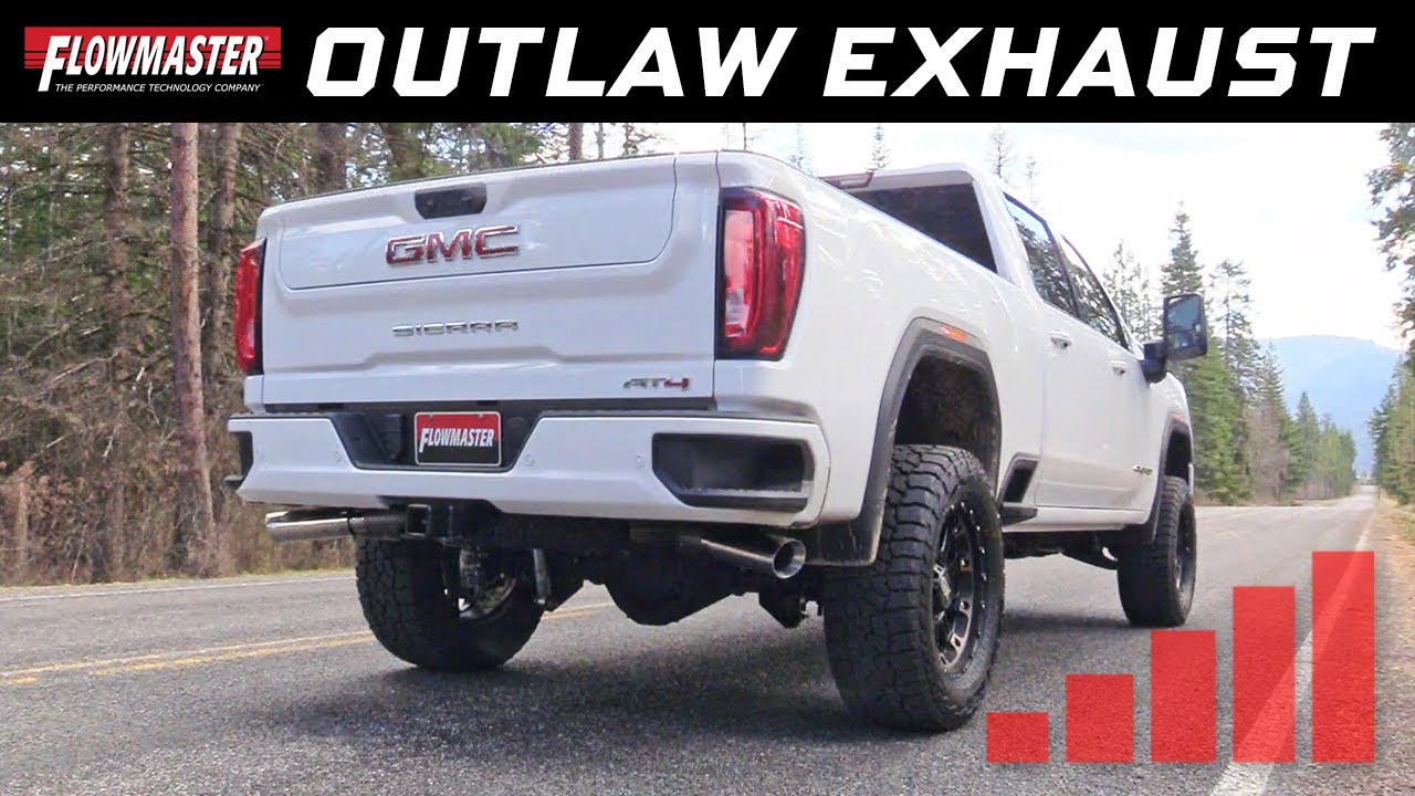 2020-2021 GM 2500HD/3500HD Gas 6.6L - Outlaw Exhaust System - 818112
