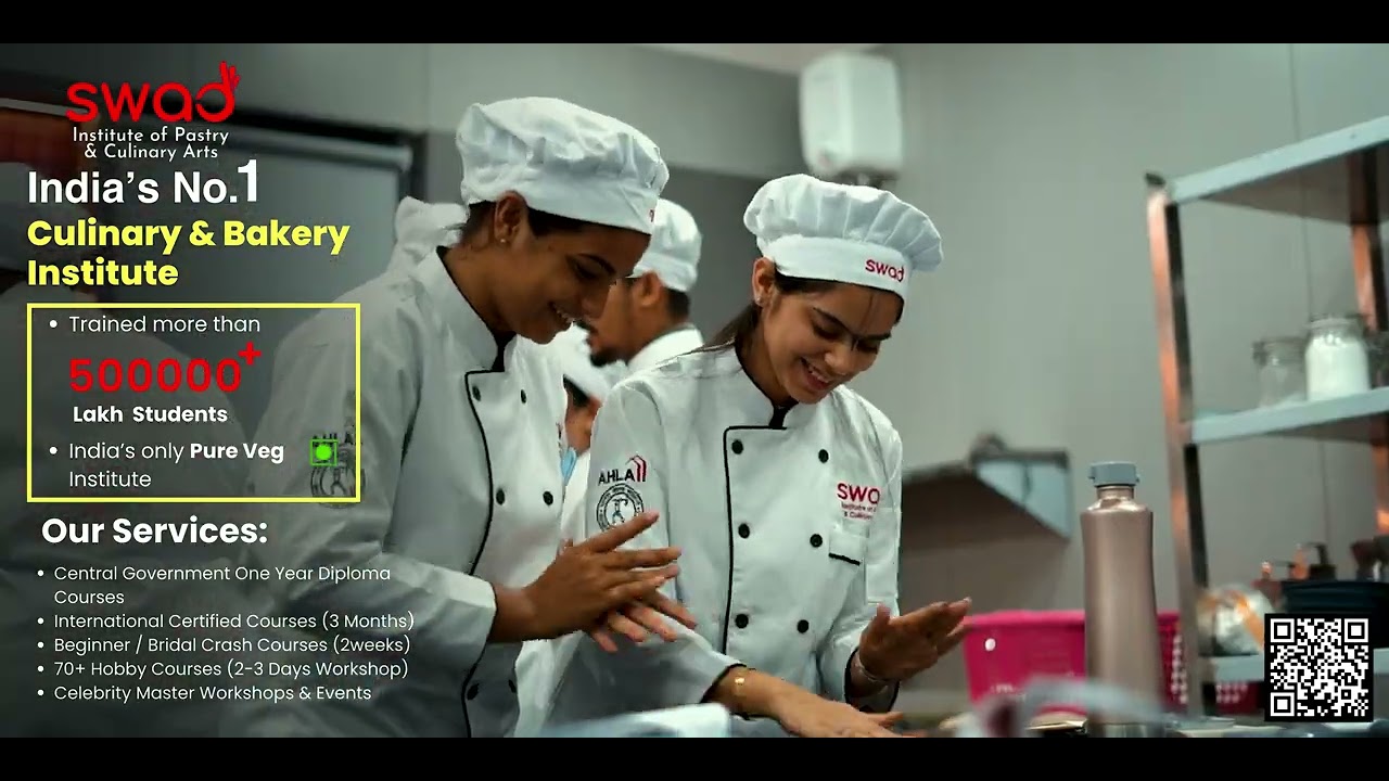 Swad Institute Tour | Tour video | India's leading pure veg Cooking Institute