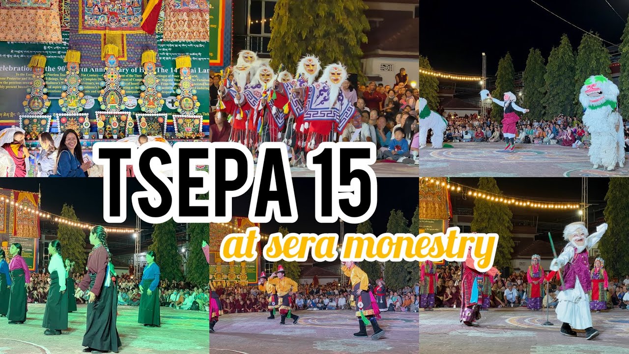 Losar tsepa 15 At ser monastery || culture performance || TIBETAN VLOGGER ||