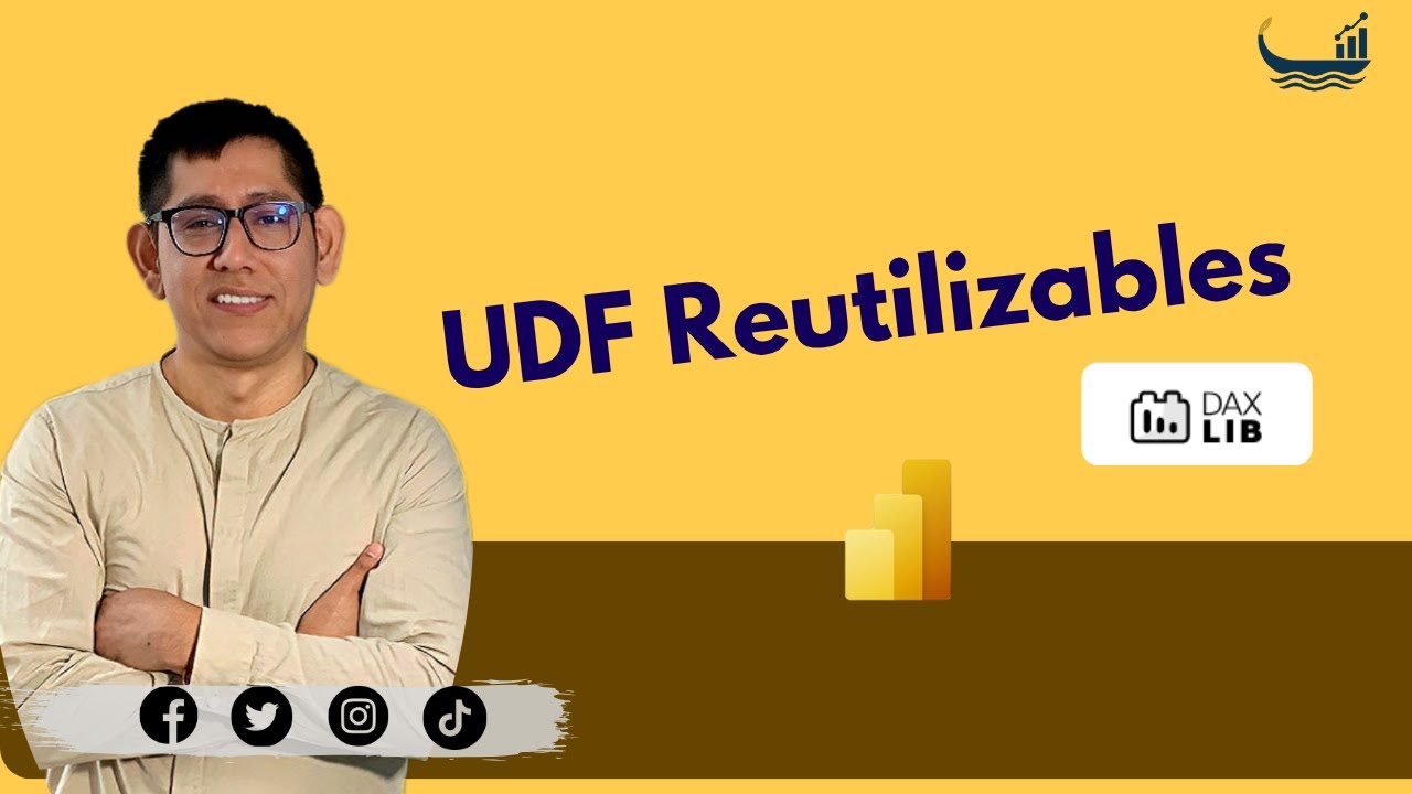 Power BI: Reutilizando [UDF] de [DaxLib] para iconos de Variación %