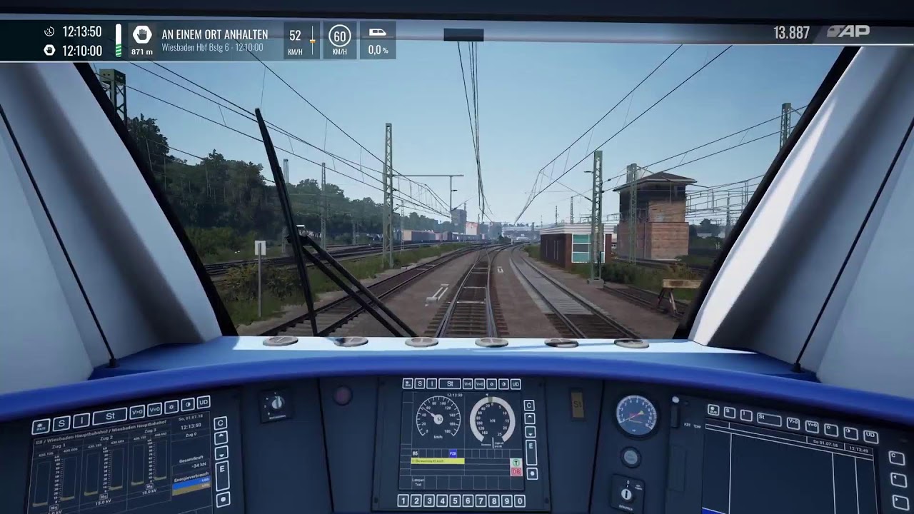 TSW 6 DB S-Bahn (Br430) Frankfurt Hbf (tief) - Wiesbaden Hbf PS5 LIVE