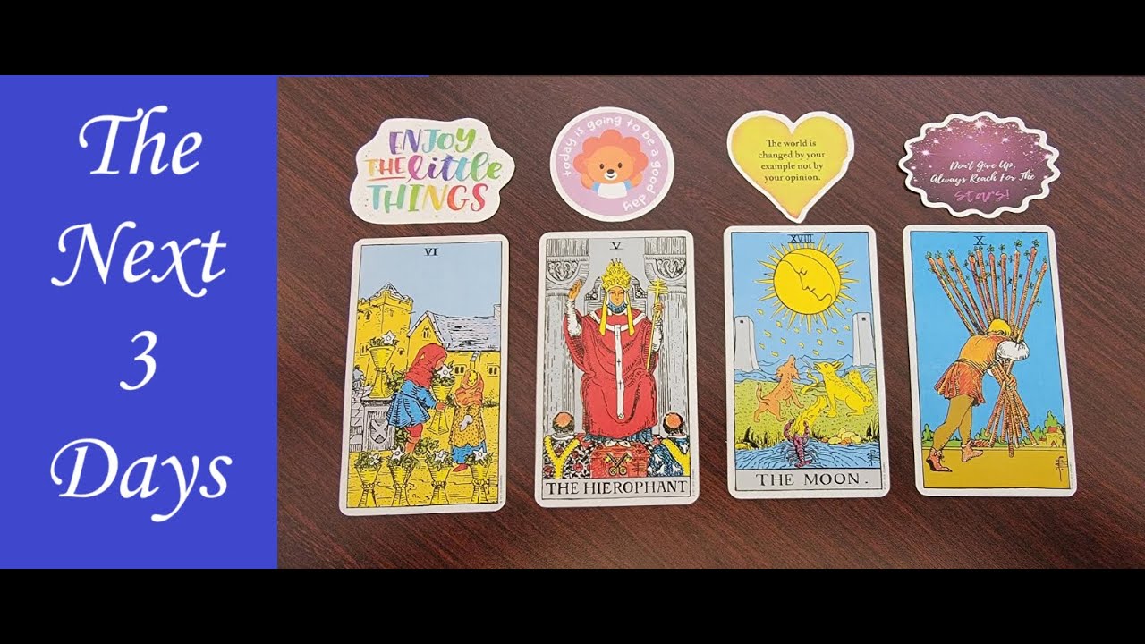 PICK A CARD: The Next 3 Days (timeless)