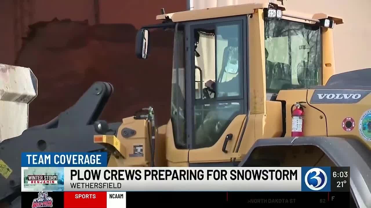 VIDEO: Plow crews prepare for Winter Storm Benjamin