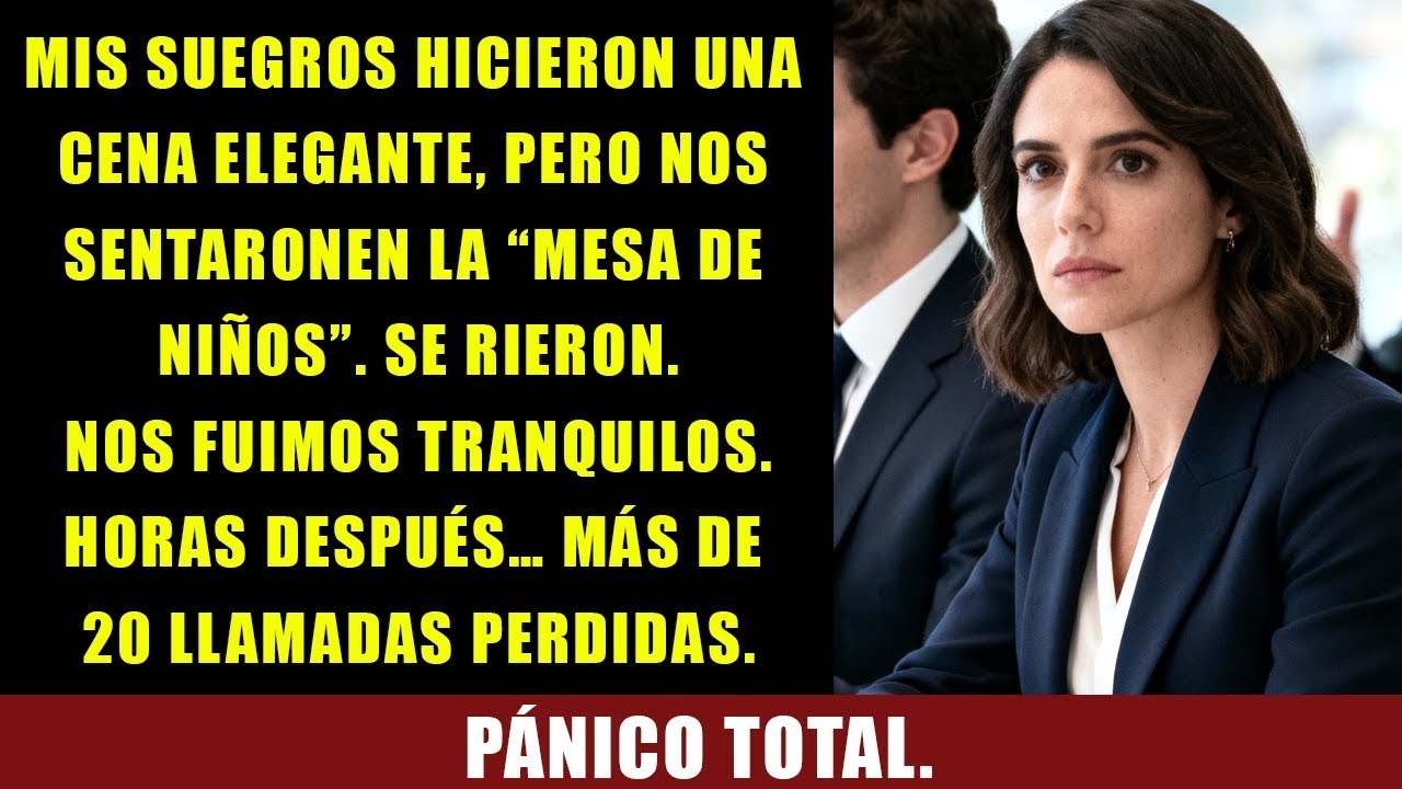 Mis Suegros Organizaron una Cena de Lujo y Nos Sentaron en la “Mesa de Niños” — Lo Lamentaron Rápi