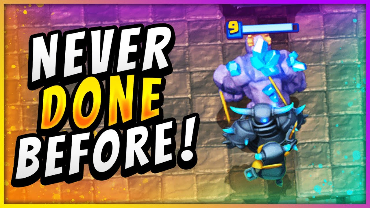 PEKKA GOLEM MINI PEKKA in CLASH ROYALE... 😱