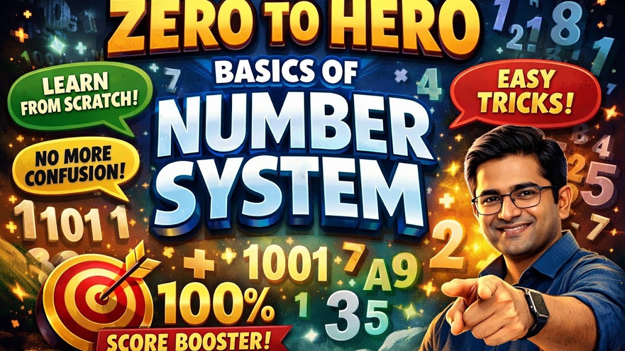 Complete Basics of Number System #numbersystem #ssccgl #sscgd #sscmts #upsc #maths #rrbntpc #banking